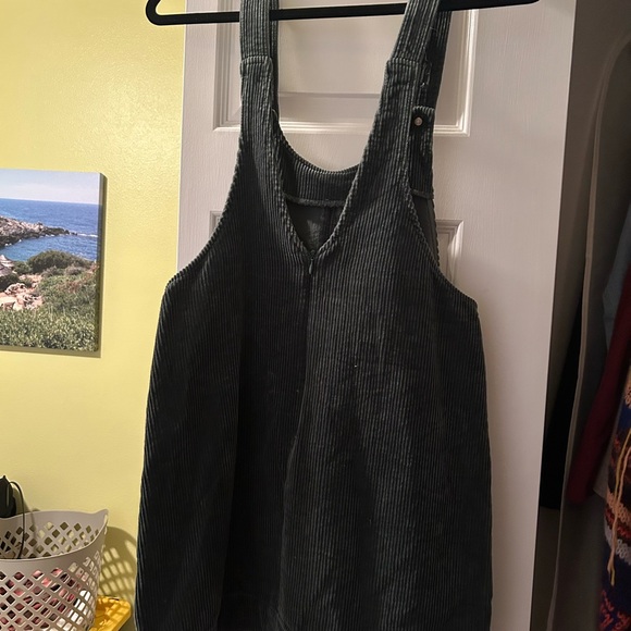 Abercrombie Dark Green Corduroy Jumper - Picture 3 of 6